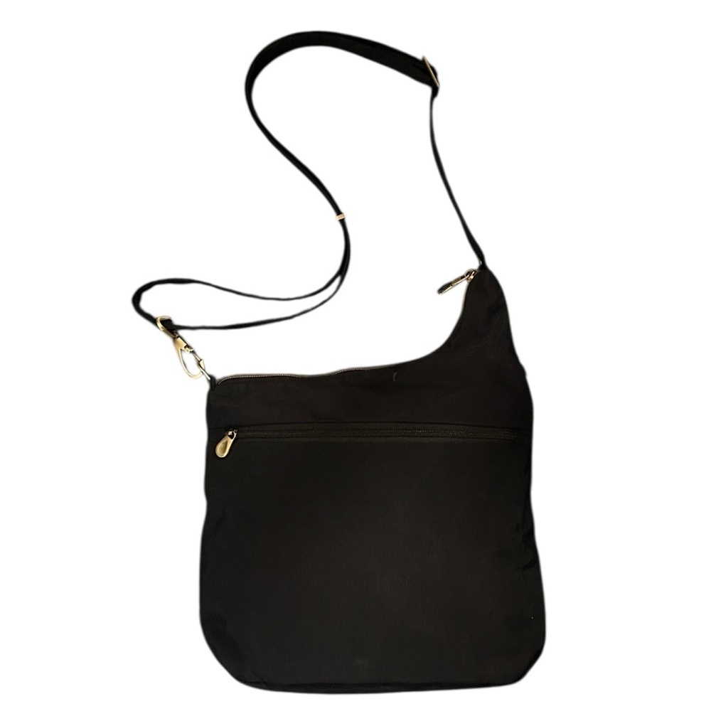 Travelon Anti-Theft Signature 3 Compartment Crossbody Bag in Black - Picture 3 of 11
